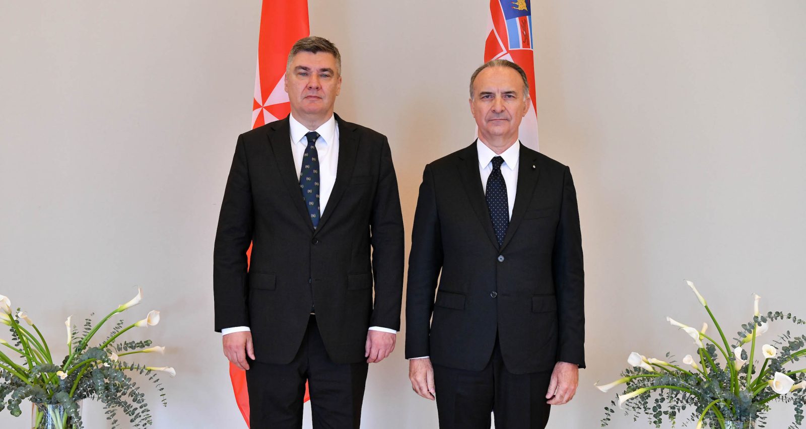 The Ambassador of the Sovereign Order of Malta to Croatia presents his letters of credence