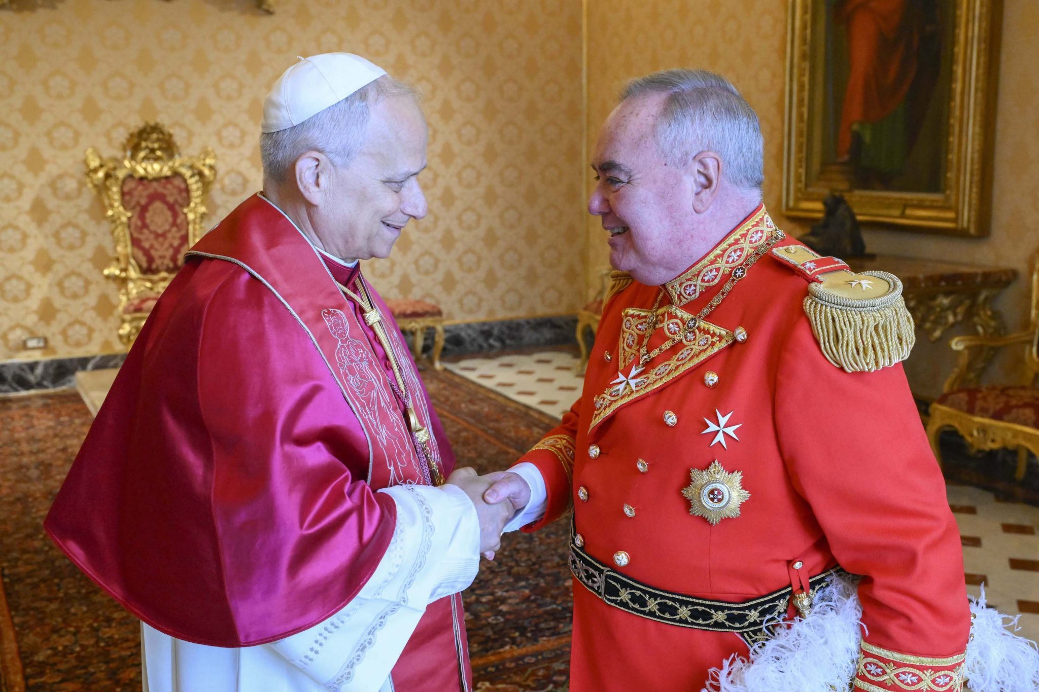 The Grand Master of the Order of Malta received in audience with Pope Leo XIV