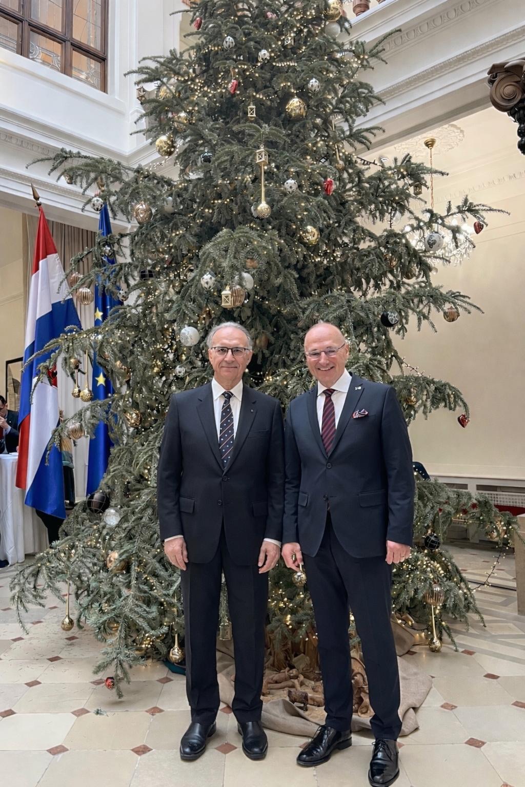 Ambassador KM Pietro Mortini met with Minister Radman