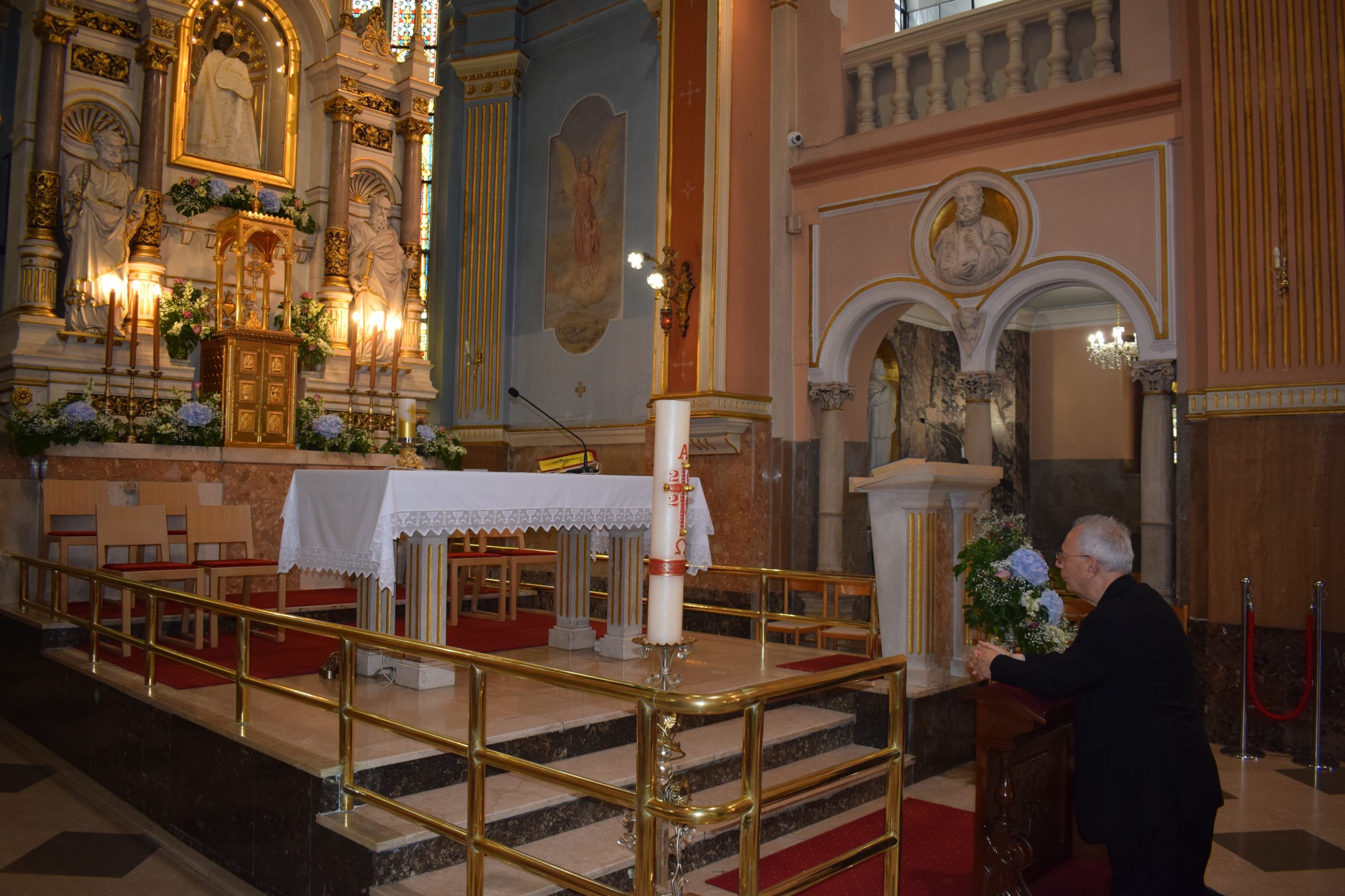 Cardinal Dominique Mamberti visits the Shrine of Our Lady of Bistrica and the infirmary of the Sovereign Military Order of Malta
